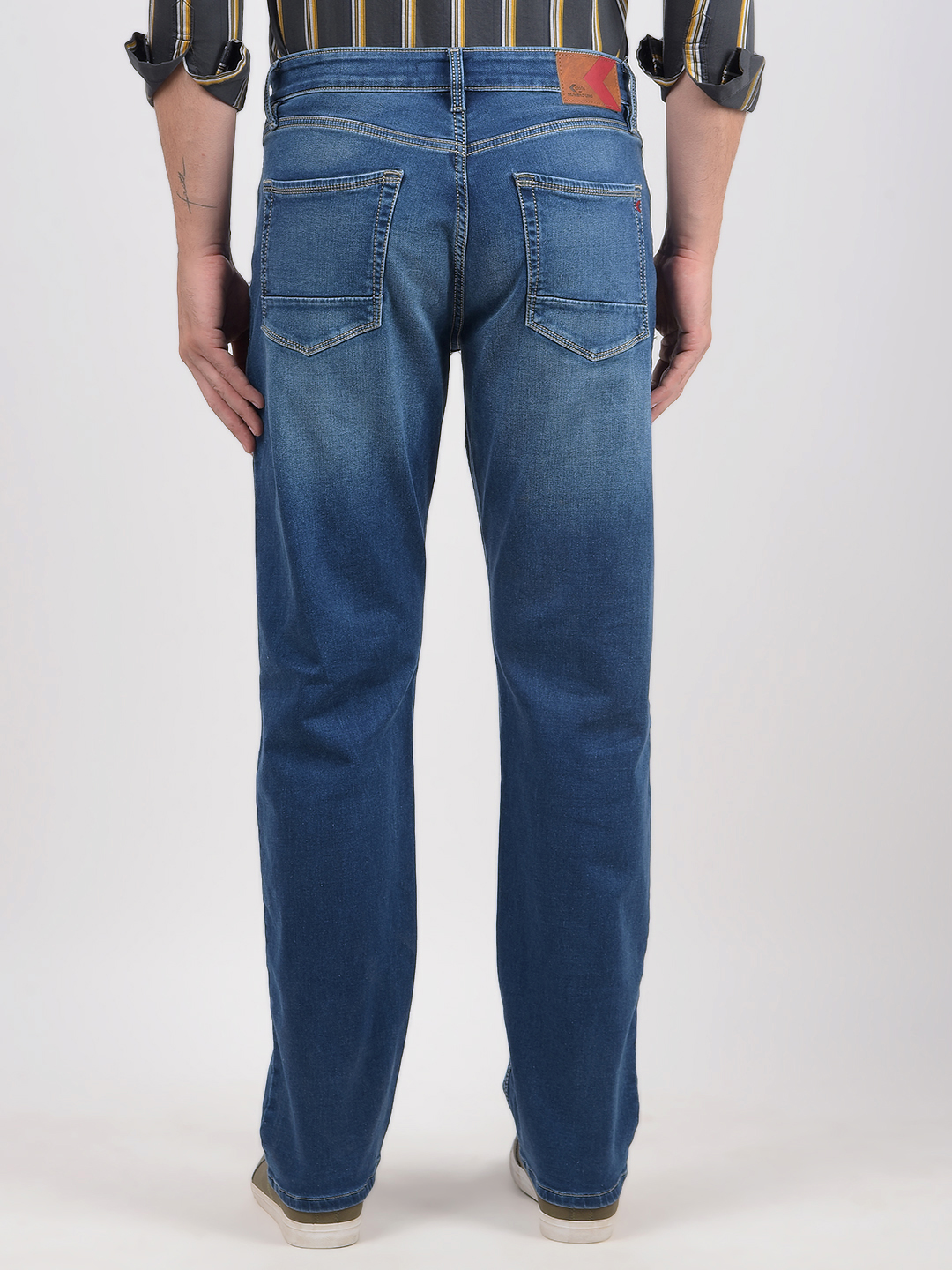 Numero Uno Men Solid Blue Jeans